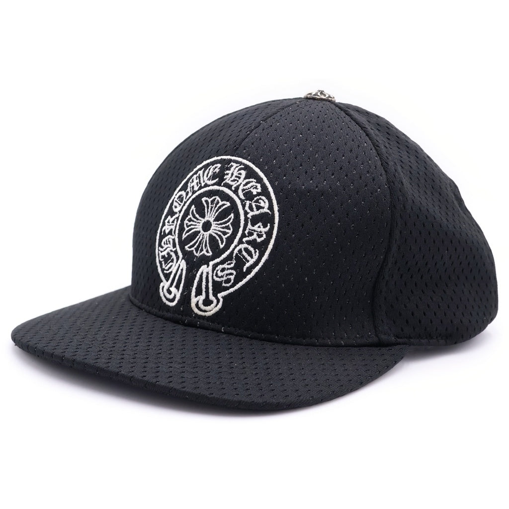 CHROME HEARTS(クロムハーツ) MESH CAP ホースシュー刺繍 スクロール 