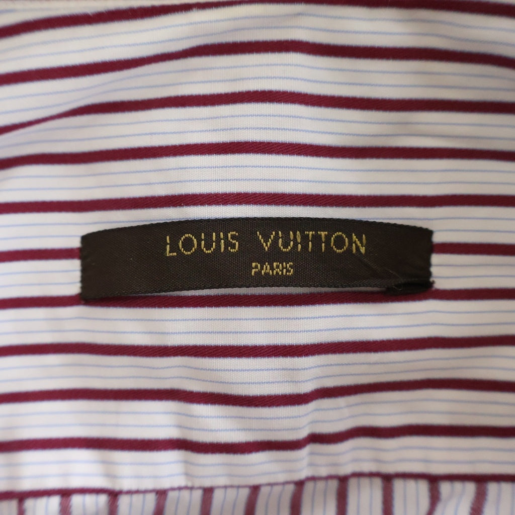 LOUIS VUITTON(ルイヴィトン) Stripe Shirt ストライプ長袖シャツ ホワイト