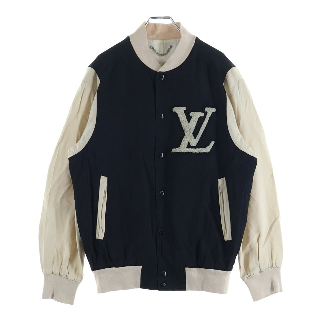 LOUIS VUITTON(ルイヴィトン) 10SS Stadium Jacket レーヨン スタジアムジャケット スタジャン ブラック RM101M MQBS11ST6