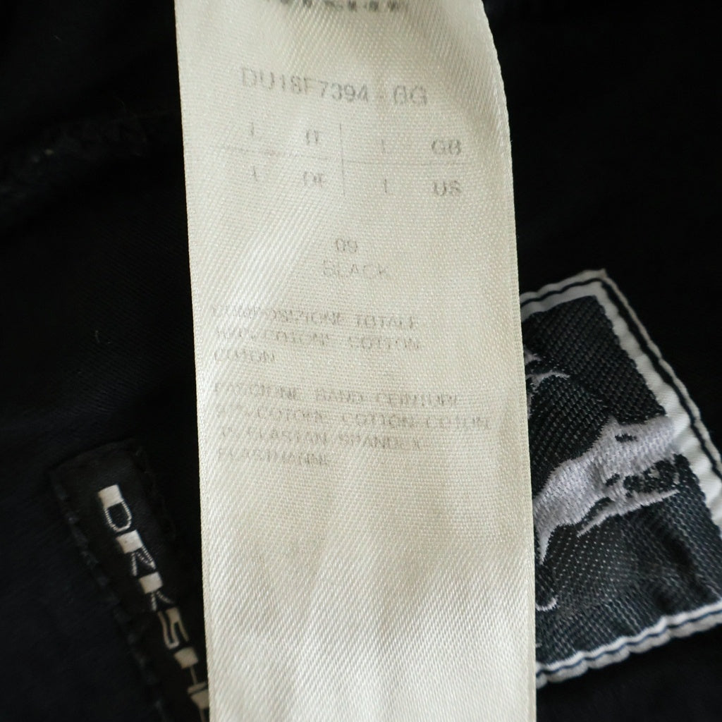 DRKSHDW(ダークシャドウ) 18AW Drawstring Pants ドローストリング サルエルパンツ ブラック DU18F7394-BG