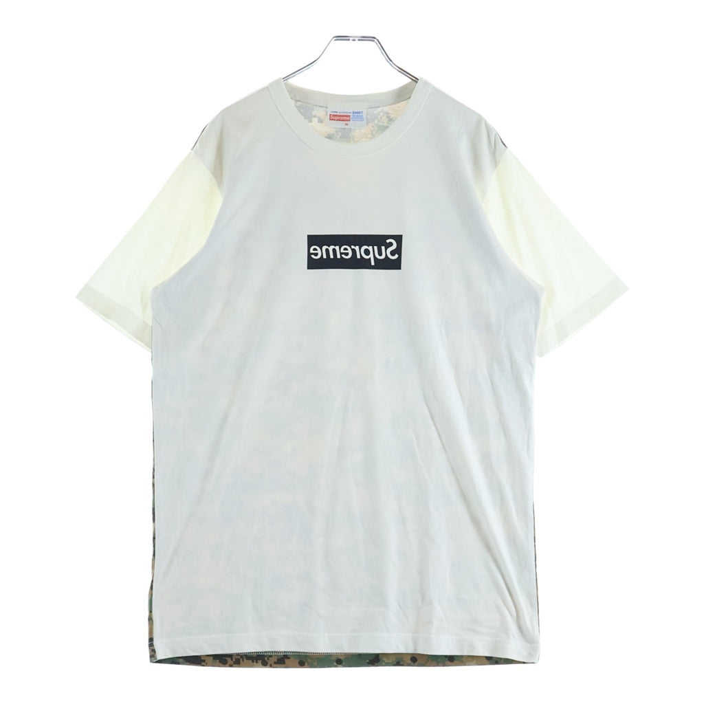 SUPREME(シュプリーム) 13SS ×COMME des GARCONS Box Logo S/S Tee コムデギャルソン ボックスロゴ 半袖Tシャツ ホワイト