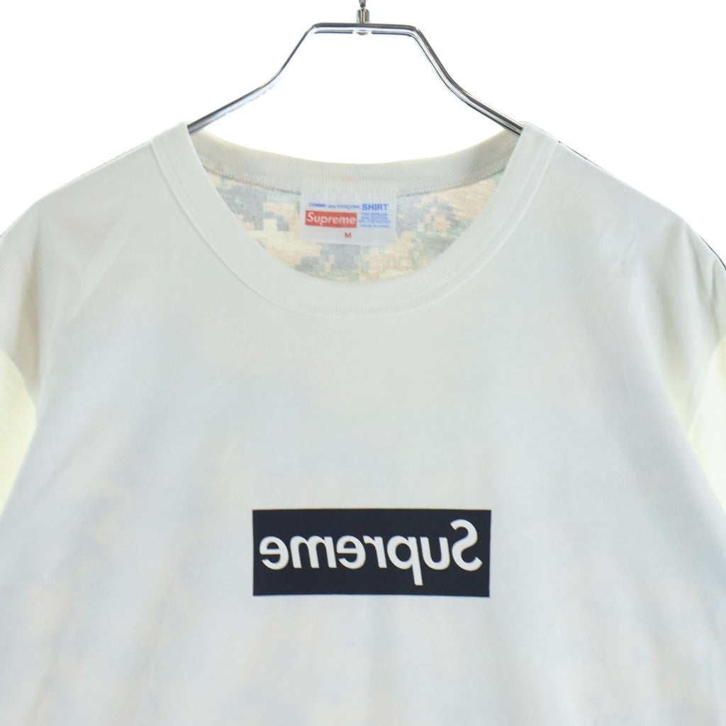 SUPREME(シュプリーム) 13SS ×COMME des GARCONS Box Logo S/S Tee コムデギャルソン ボックスロゴ 半袖Tシャツ ホワイト