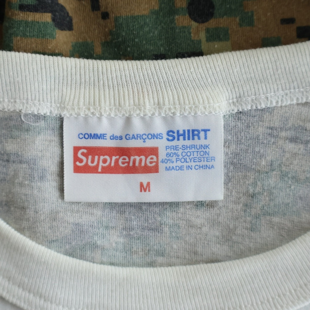 SUPREME(シュプリーム) 13SS ×COMME des GARCONS Box Logo S/S Tee コムデギャルソン ボックスロゴ 半袖Tシャツ ホワイト