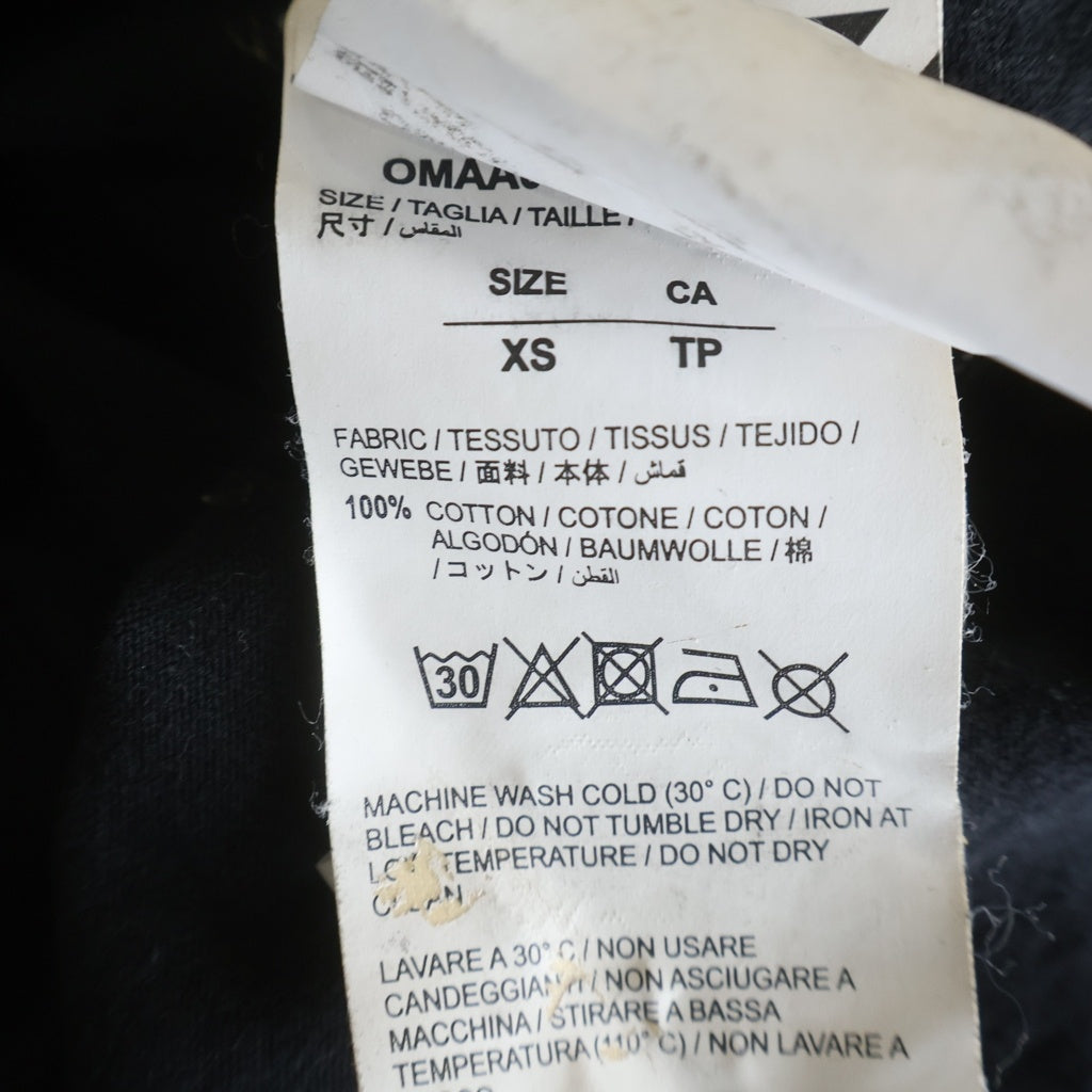 OFF-WHITE(オフホワイト) 19SS Summer Over T-shirt オーバーサイズ半袖Tシャツ ブラック OMAA038R19185009