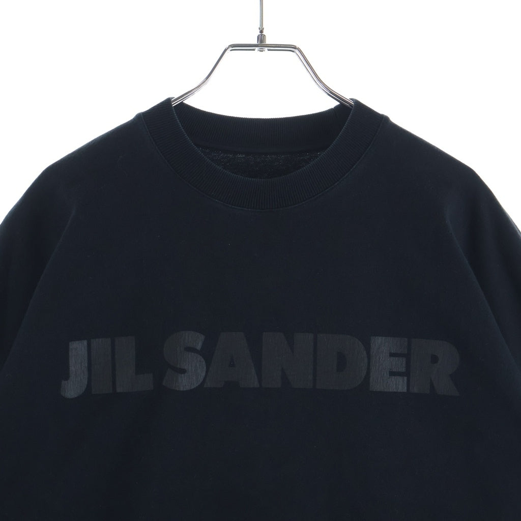 JIL SANDER(ジルサンダー) 24AW L/S T-Shirt ロゴプリント 長袖Tシャツ ロンT ブラック J21GC0167