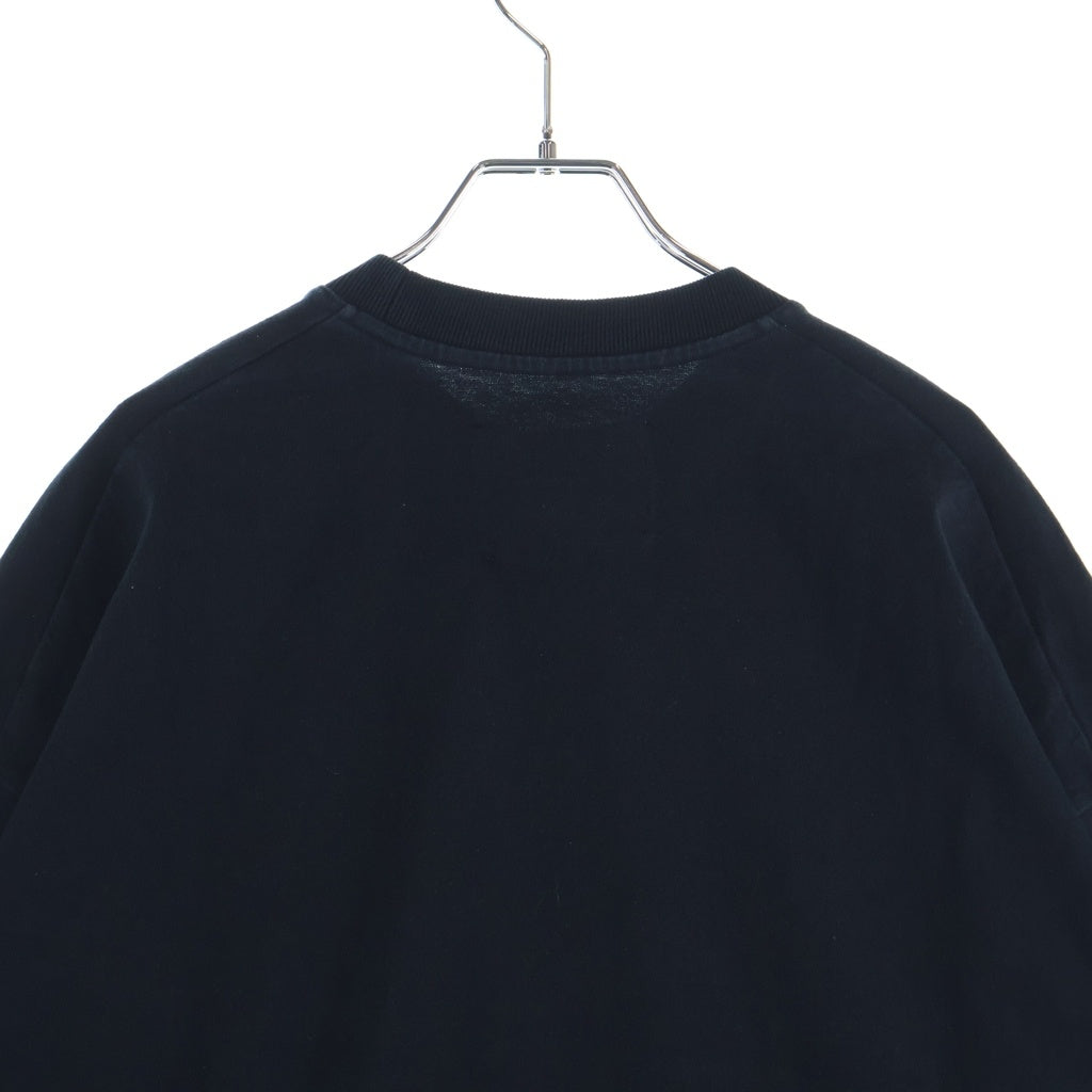 JIL SANDER(ジルサンダー) 24AW L/S T-Shirt ロゴプリント 長袖Tシャツ ロンT ブラック J21GC0167