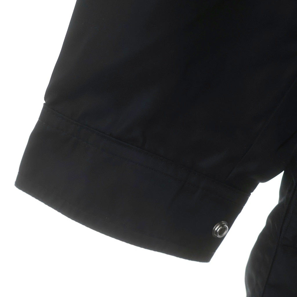 Dior HOMME(ディオールオム) 17AW Bee Nylon Hooded Coat ナイロンロングコート フーディー ブラック 733C302A3962