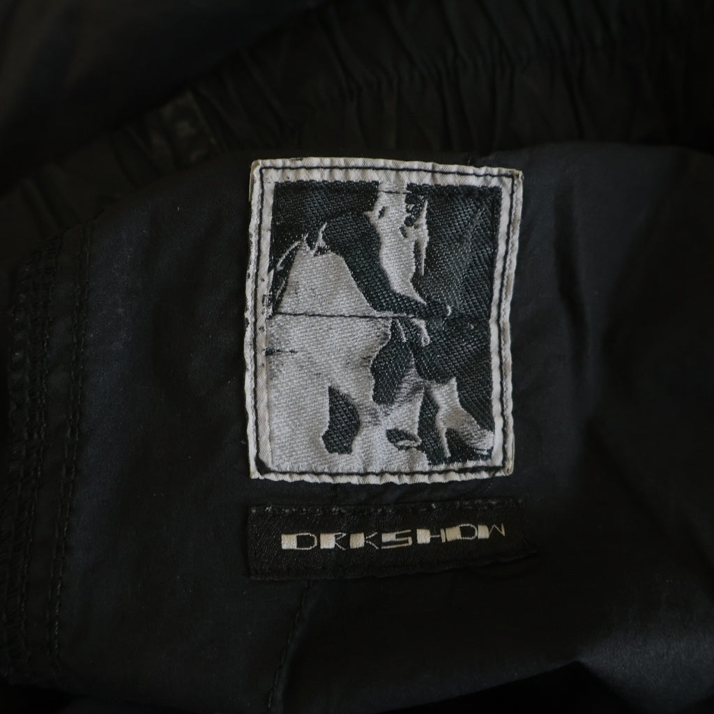 DRKSHDW(ダークシャドウ) 21SS Coating Pants コーティング パンツ ブラック DS21S2327-PW