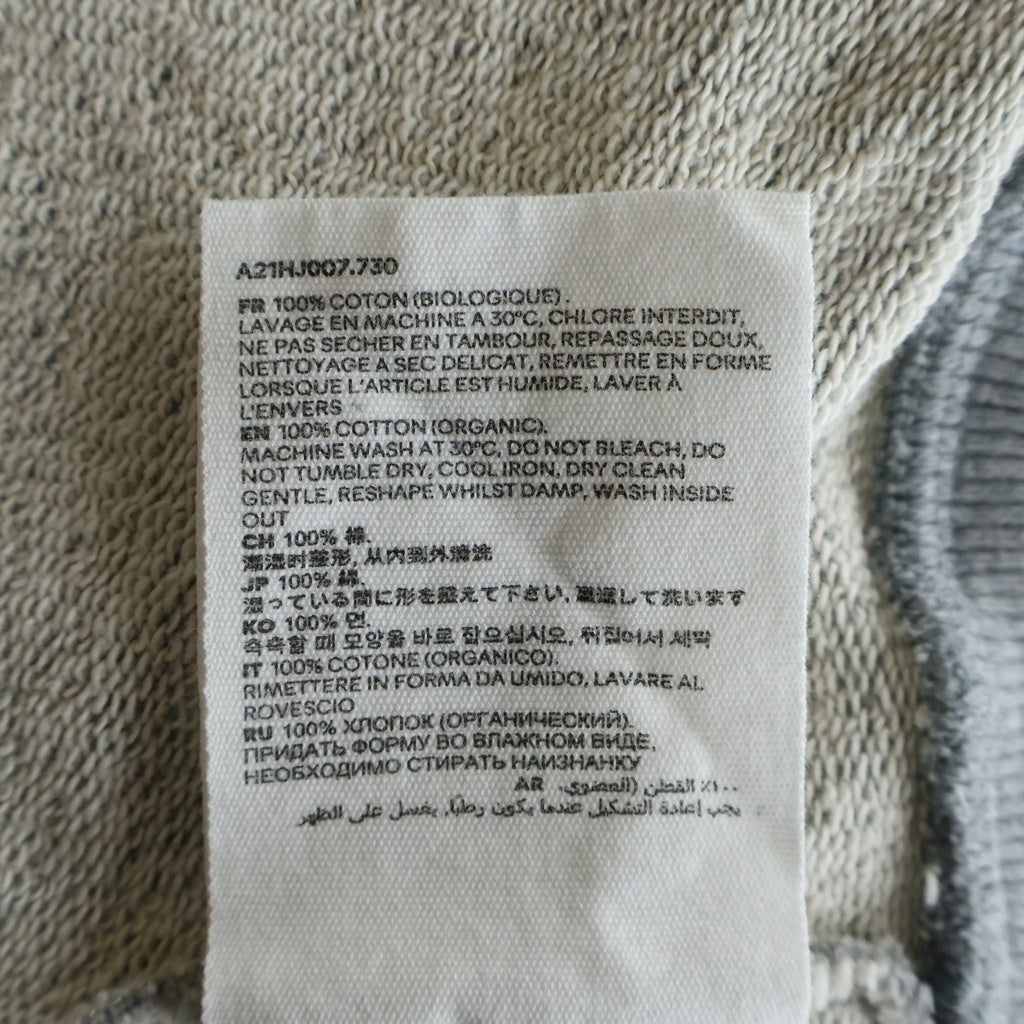 AMI Alexandre Mattiussi(アミアレクサンドルマテュッシ) Sweatshirt ハートロゴ クルーネックスウェットトレーナー グレー A21HJ007.730