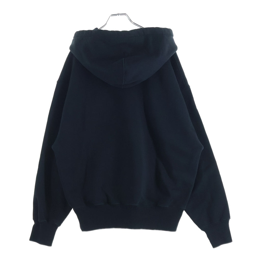AMI Alexandre Mattiussi(アミアレクサンドルマテュッシ) Hoodie ハートロゴ プルオーバースウェットパーカー フーディー ブラック A20HJ057.747