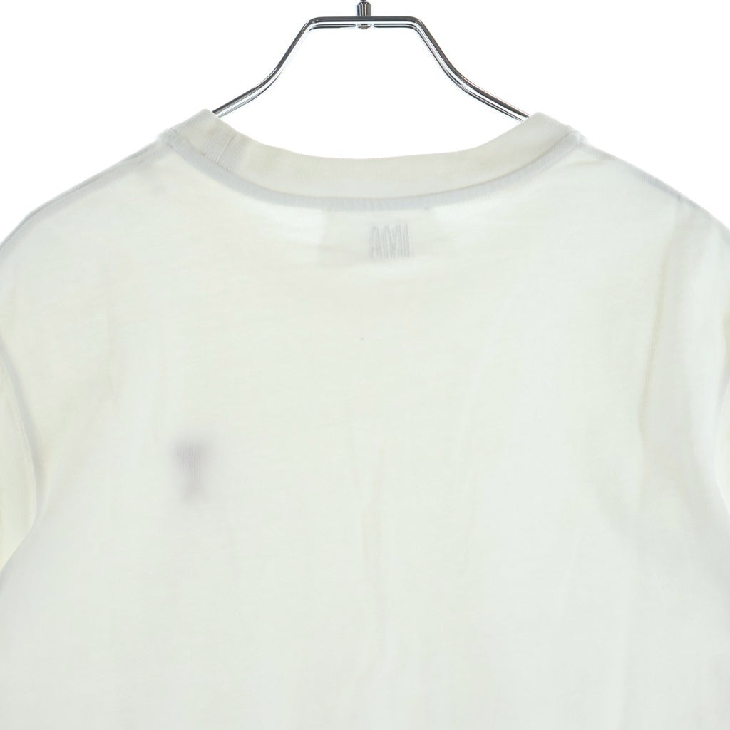 AMI Alexandre Mattiussi(アミアレクサンドルマテュッシ) T-Shirt ハートロゴ 半袖Tシャツ ホワイト BFUTS005.726