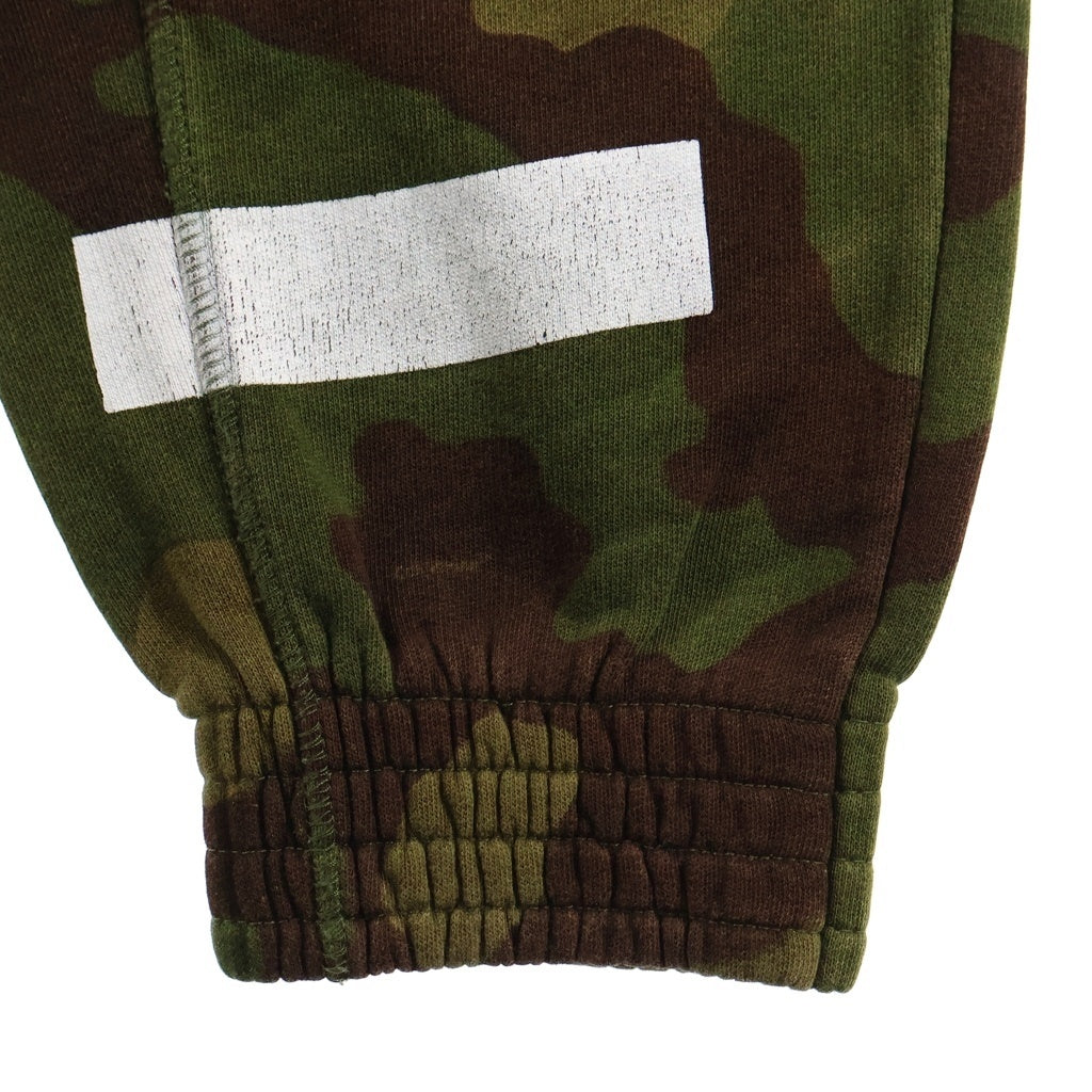 OFF-WHITE(オフホワイト) 17AW Sweatpants カモフラージュ 迷彩スウェットパンツ カーキ OMCA048F17601025