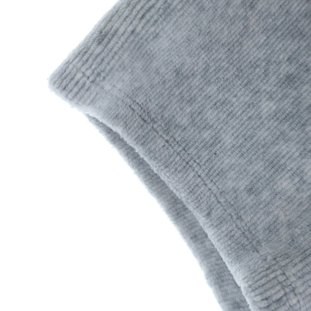 ALEXANDER WANG(アレキサンダーワン) Cropped Corduroy Hoodie クロップド コーデュロイプルオーバーパーカー フーディー グレー レディース