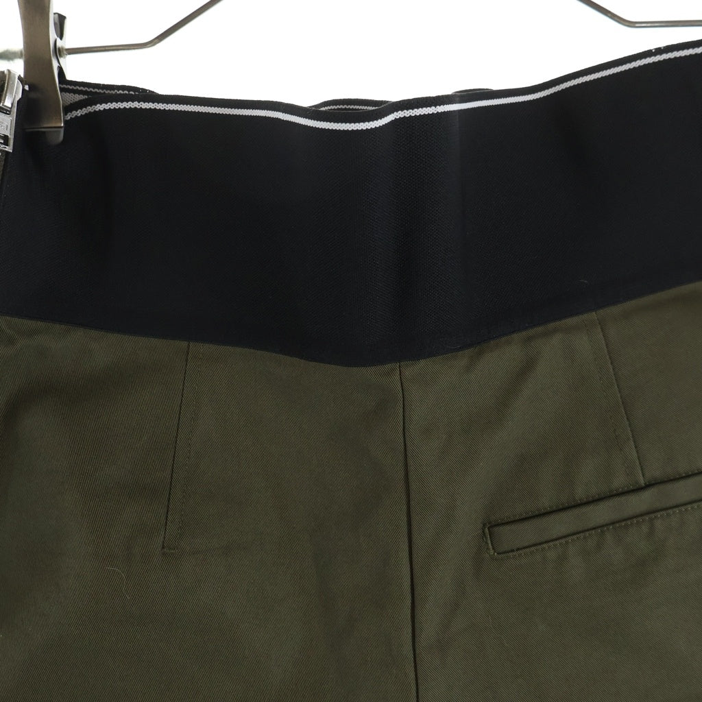 ALEXANDER WANG(アレキサンダーワン) Safari Shorts ウエストロゴ ショーツ ハーフパンツ カーキ レディース 1WC1224450