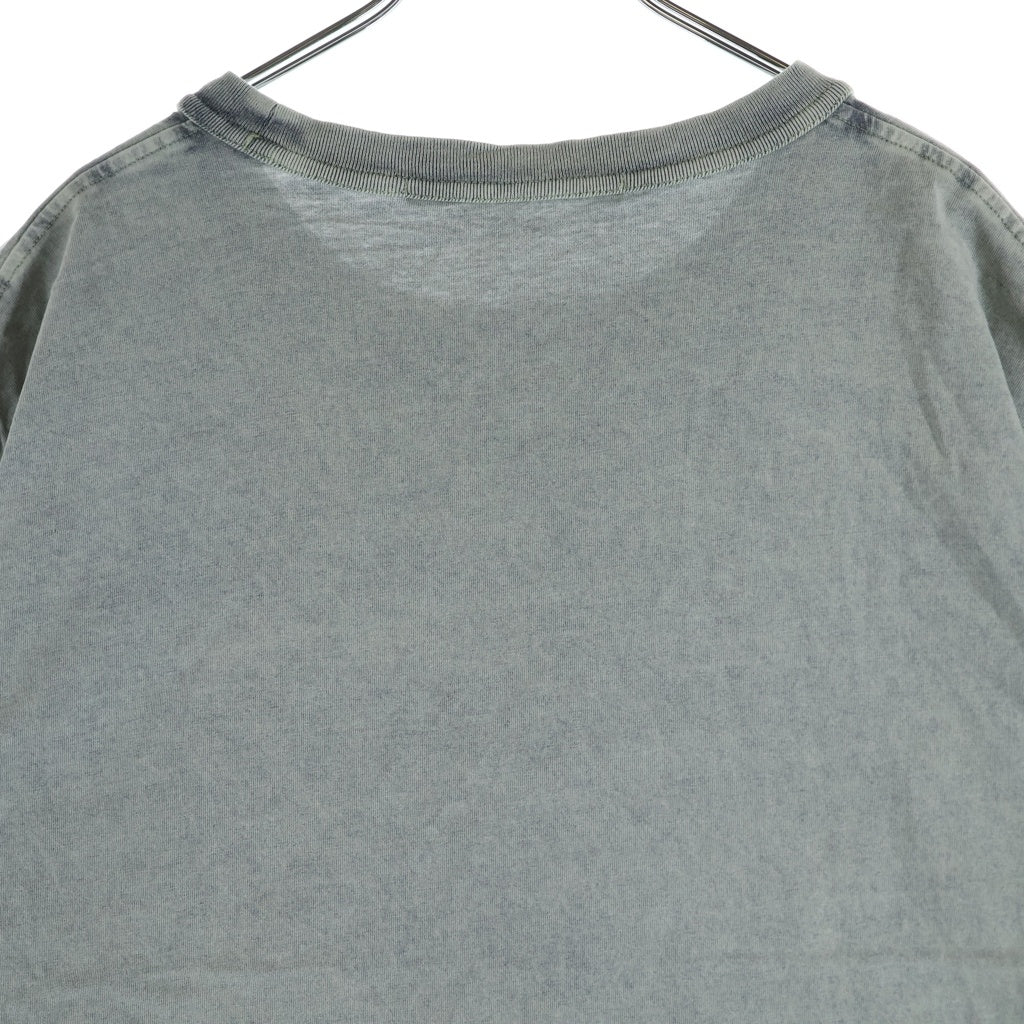 ALEXANDER WANG(アレキサンダーワン) Emboss T-Shirt エンボスロゴ フェード加工 半袖Tシャツ グレー