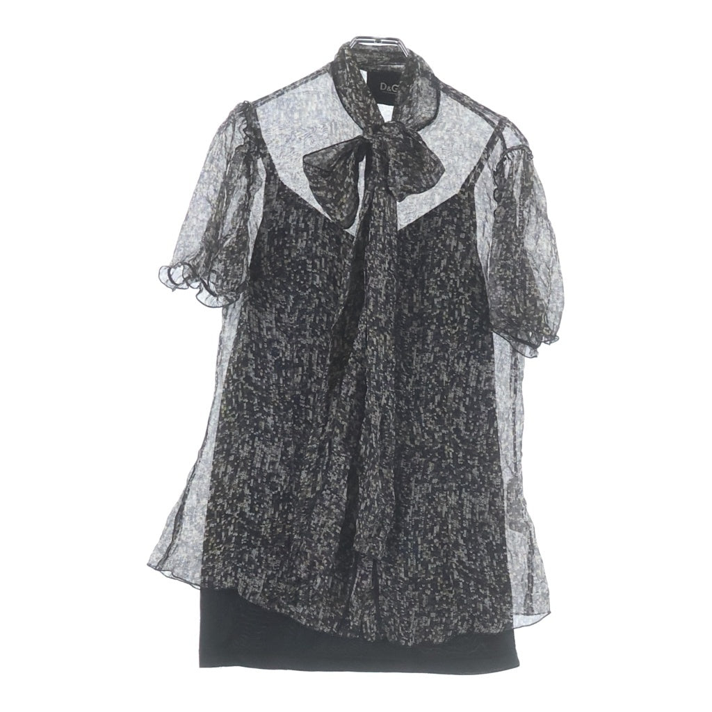DOLCE & GABBANA(ドルチェアンドガッバーナ) Silk Blouse スパンコール