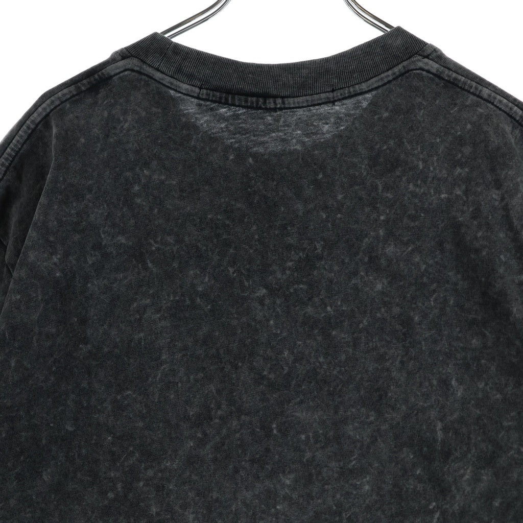 ALEXANDER WANG(アレキサンダーワン) Emboss T-Shirt エンボスロゴ フェード加工 半袖Tシャツ グレー
