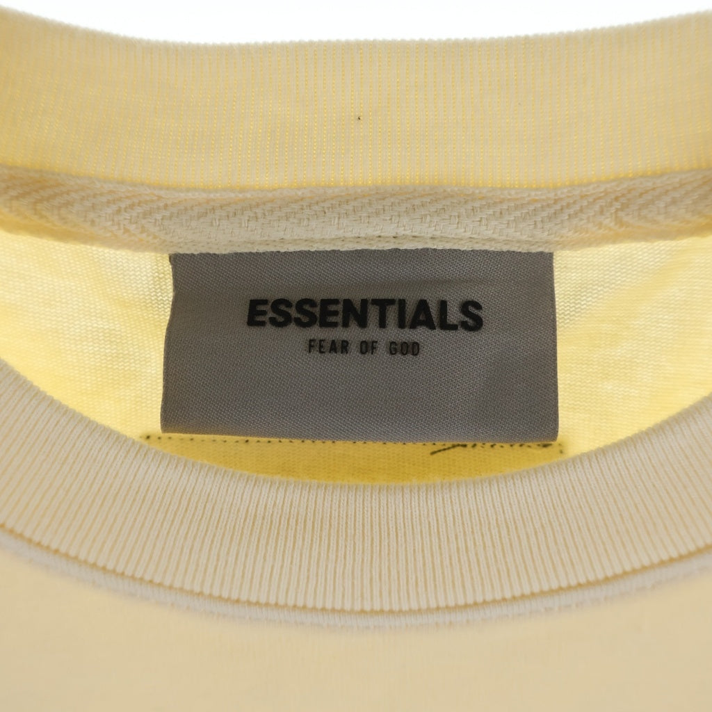 FEAR OF GOD ESSENTIALS(フィアオブゴッド エッセンシャルズ) S/S T-SHIRT ラバーロゴ 半袖Tシャツ アイボリー