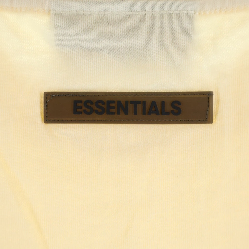 FEAR OF GOD ESSENTIALS(フィアオブゴッド エッセンシャルズ) S/S T-SHIRT ラバーロゴ 半袖Tシャツ アイボリー