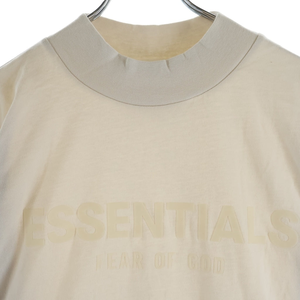 FEAR OF GOD ESSENTIALS(フィアオブゴッド エッセンシャルズ) L/S T-SHIRT ラバーロゴ 長袖Tシャツ アイボリー
