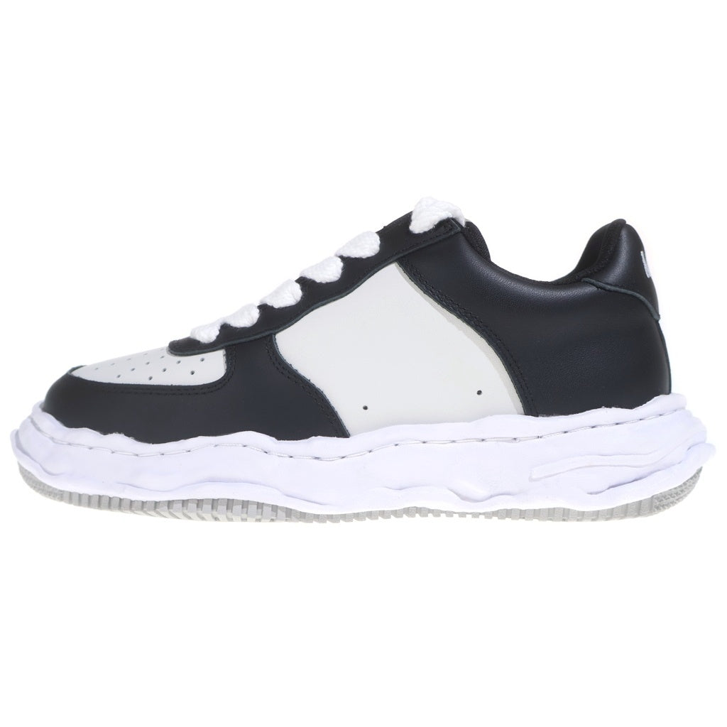 MAISON MIHARAYASUHIRO(メゾンミハラヤスヒロ) WAYNE OG SOLE LEATHER LOW-TOP SNEAKER A08FW706 ウェイン オリジナル レザーローカットスニーカー シューズ ブラック/ホワイト