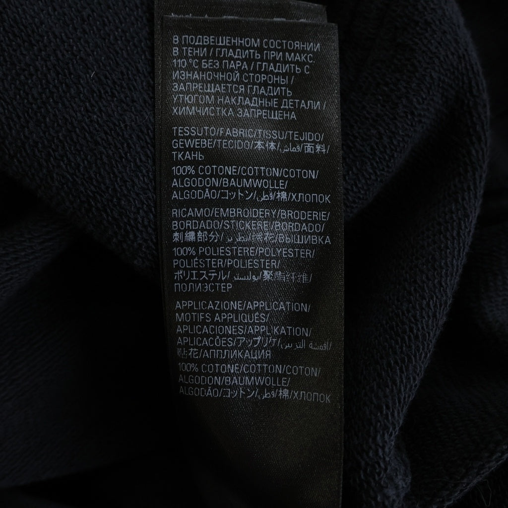 BALENCIAGA(バレンシアガ) 23AW BE KIND ロゴオーバーサイズヴィンテージ加工スウェットプルオーバーパーカー 761458 TPVD6 ブラック