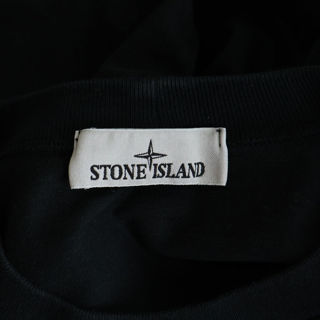 STONE ISLAND(ストーンアイランド) トレーナー 長袖カットソー クルーネック ブラック 801563750