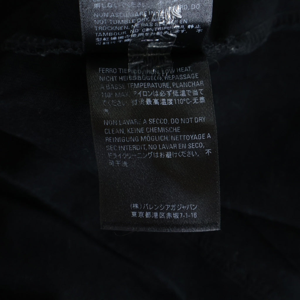 BALENCIAGA(バレンシアガ) WORLD FOOD PROGRAMME 612965 THV84 WFP プリントTシャツ 半袖カットソー ブラック