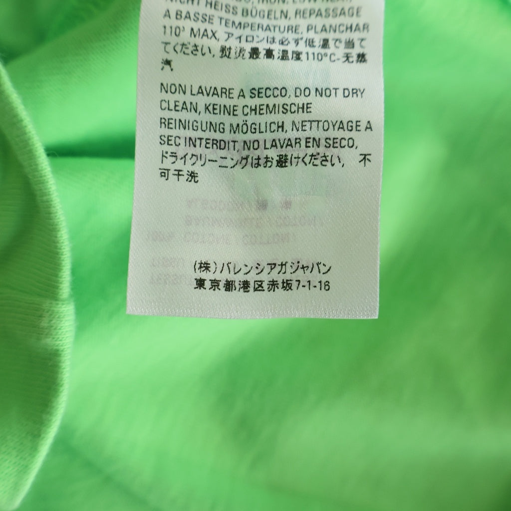 BALENCIAGA(バレンシアガ) WORLD FOOD PROGRAMME 612965 THV84 WFP プリントTシャツ 半袖カットソー グリーン