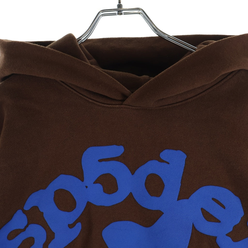 SP5DER(スパイダー) BELUGA HOODIE ベルガ フーディー スウェットパーカー ブラウン