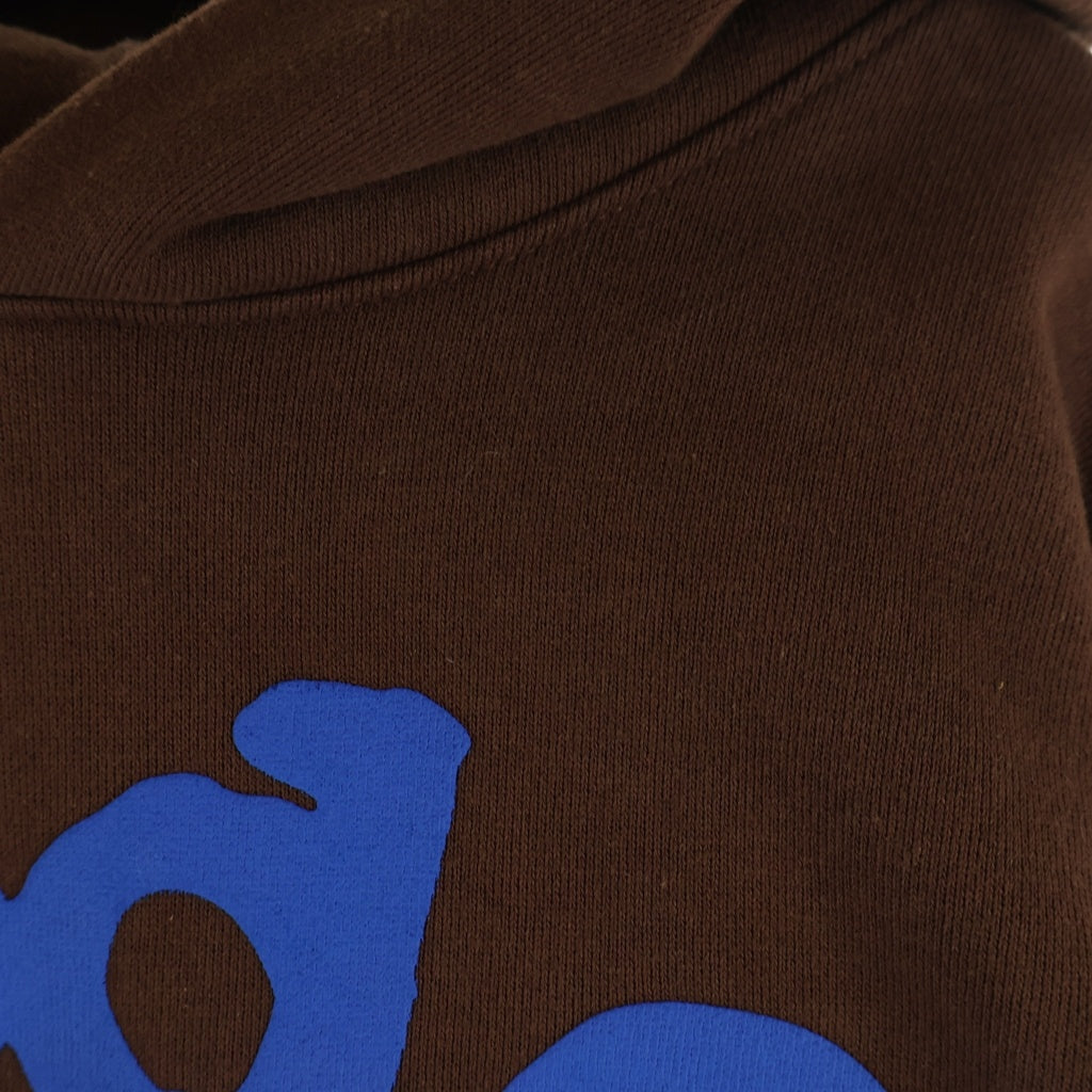 SP5DER(スパイダー) BELUGA HOODIE ベルガ フーディー スウェットパーカー ブラウン