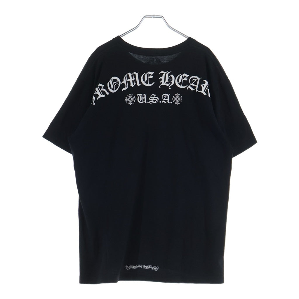 CHROME HEARTS(クロムハーツ) CH T-SHIRT USAアーチロゴ 半袖Tシャツ ブラック