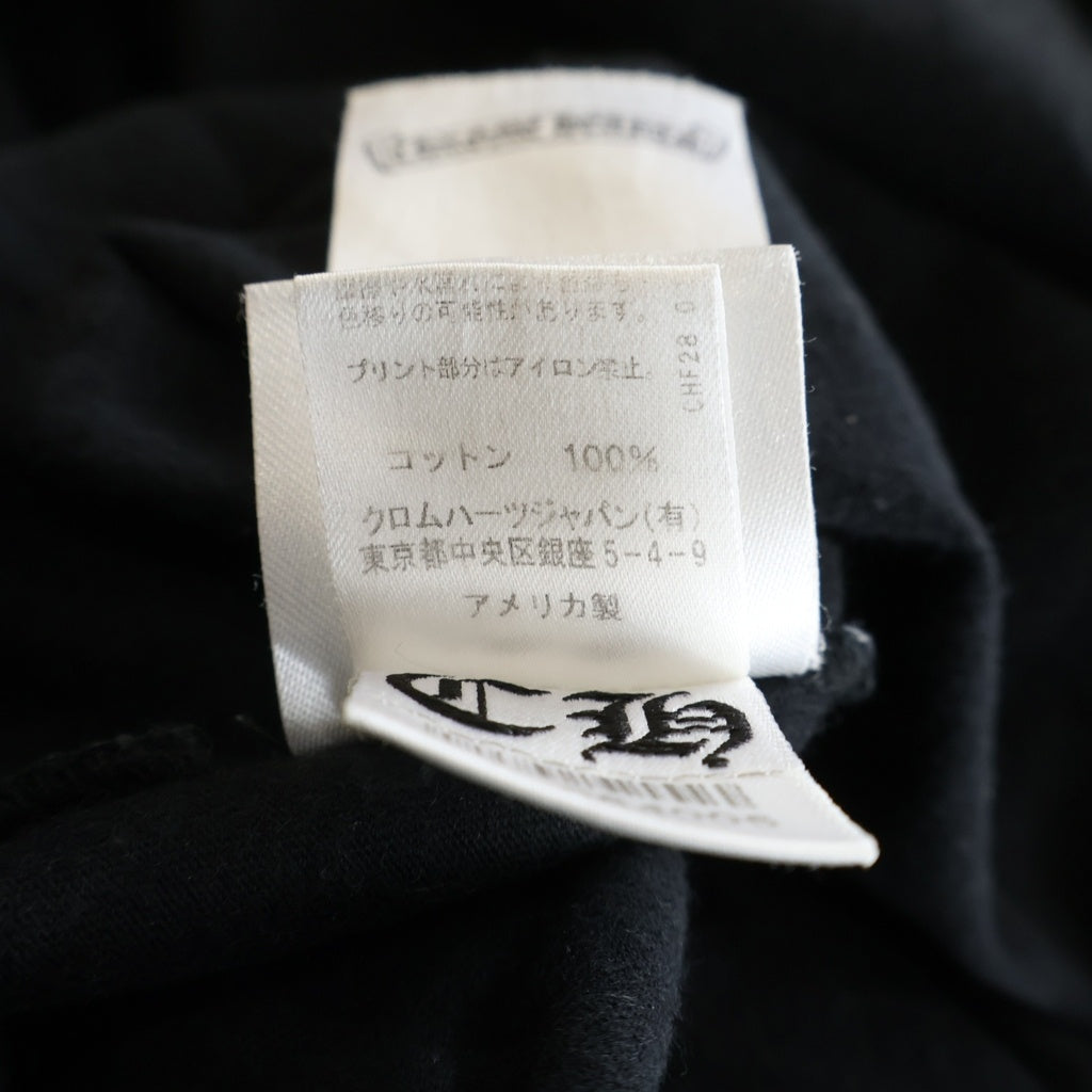 CHROME HEARTS(クロムハーツ) CH T-SHIRT USAアーチロゴ 半袖Tシャツ ブラック