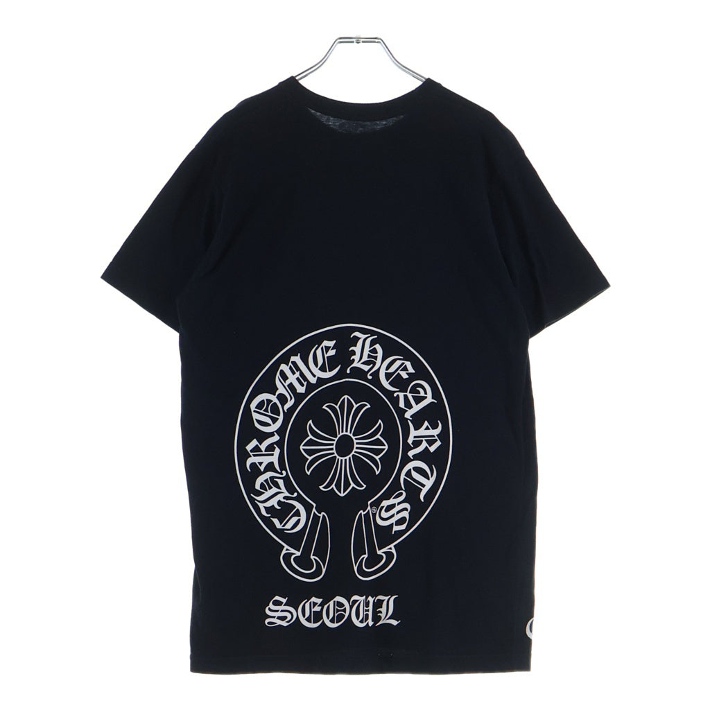 CHROME HEARTS(クロムハーツ) CH T-SHIRT LTD SEOUL ソウル限定 ホースシュープリント 半袖Tシャツ ブラック