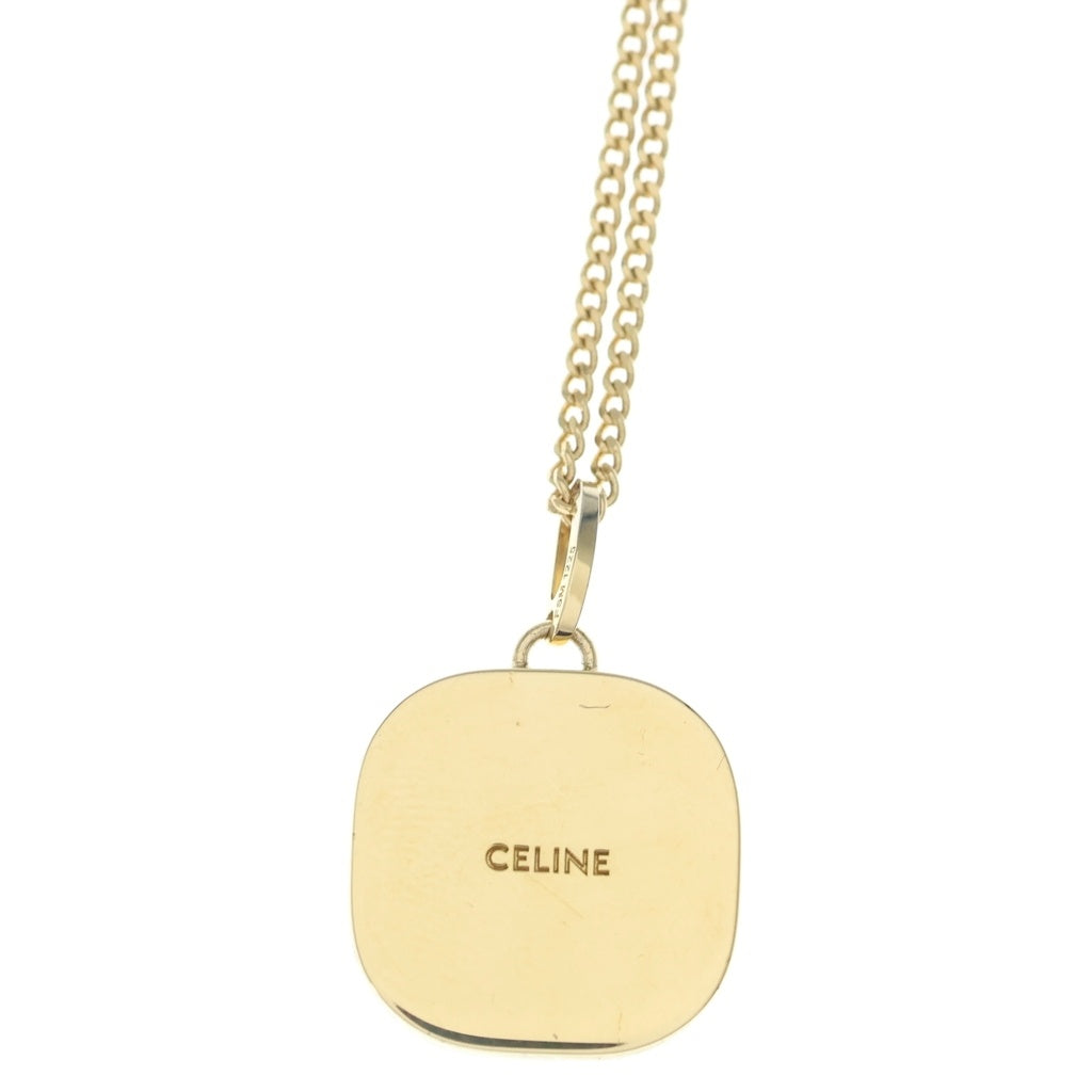 CELINE(セリーヌ) トリオンフ ブラス パール ネックレス ゴールド 461NG6BRM.01GI.TU レディース