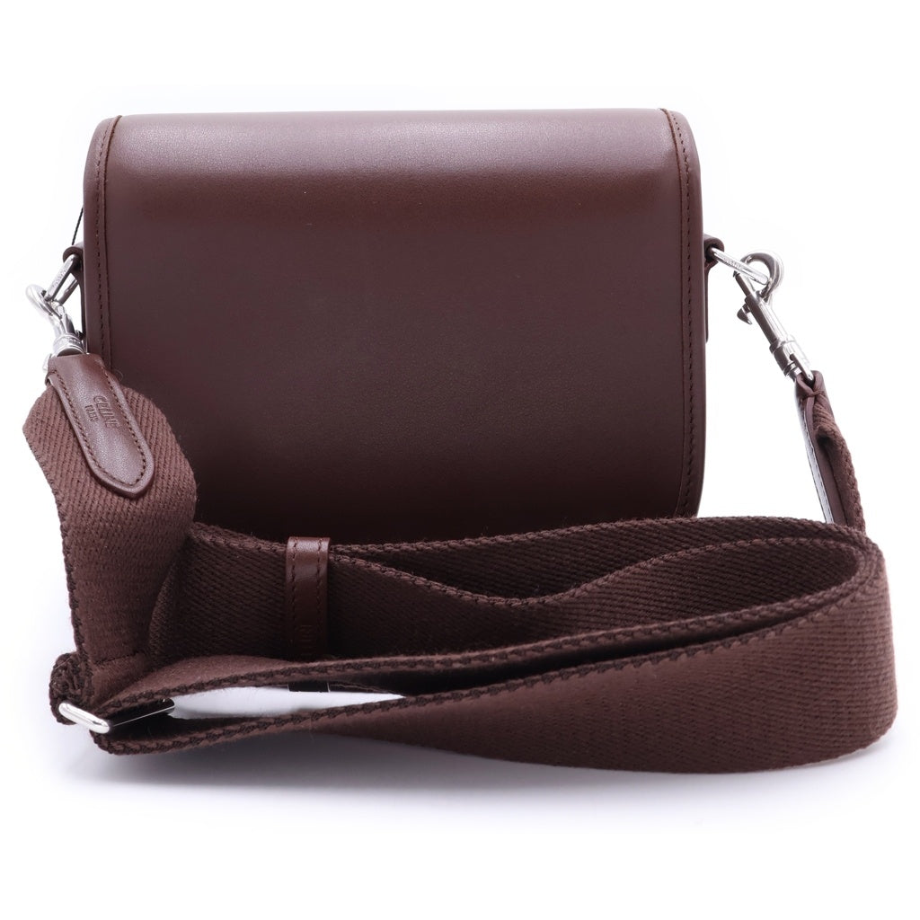 CELINE(セリーヌ) SMALL BESACE STRAP トリオンフ スモール ブザス ストラップ ショルダーバッグ ブラウン 117883GAO.18CH レディース