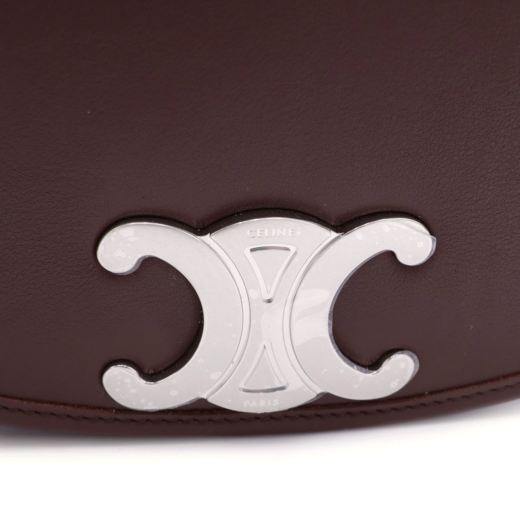 CELINE(セリーヌ) SMALL BESACE STRAP トリオンフ スモール ブザス ストラップ ショルダーバッグ ブラウン 117883GAO.18CH レディース