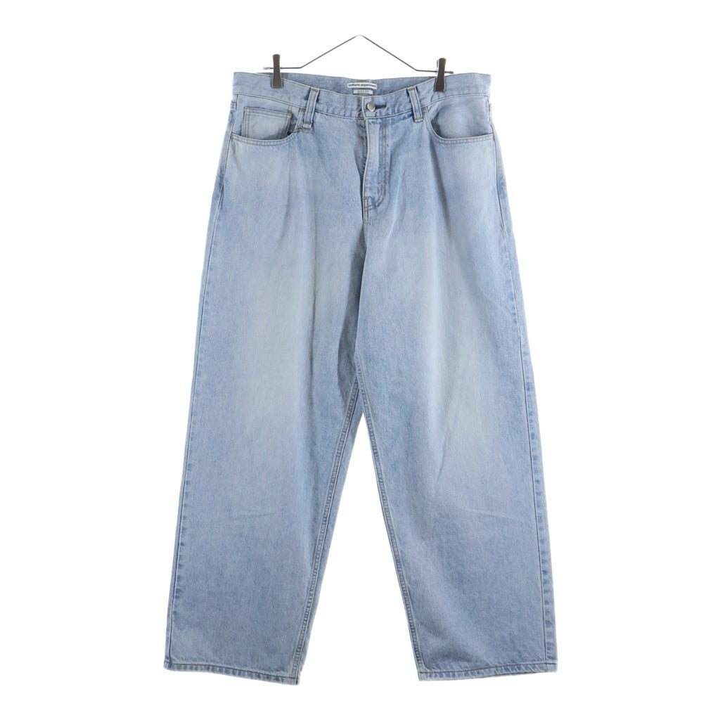 UNIFORM EXPERIMENT(ユニフォームエクスペリメント) WASHED DENIM BOLD-FIT JEANS ウォッシュド デニム ボルドフィット ジーンズ デニムパンツ インディゴ UE-252053
