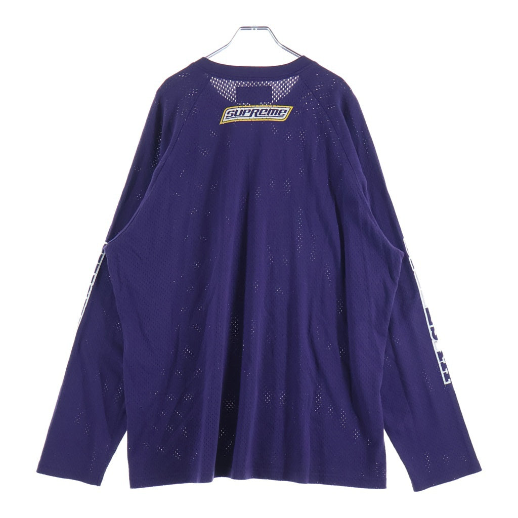 SUPREME(シュプリーム) ×24AW HYSTERIC GLAMOUR メッシュロングスリーブ 長袖カットソー パープル