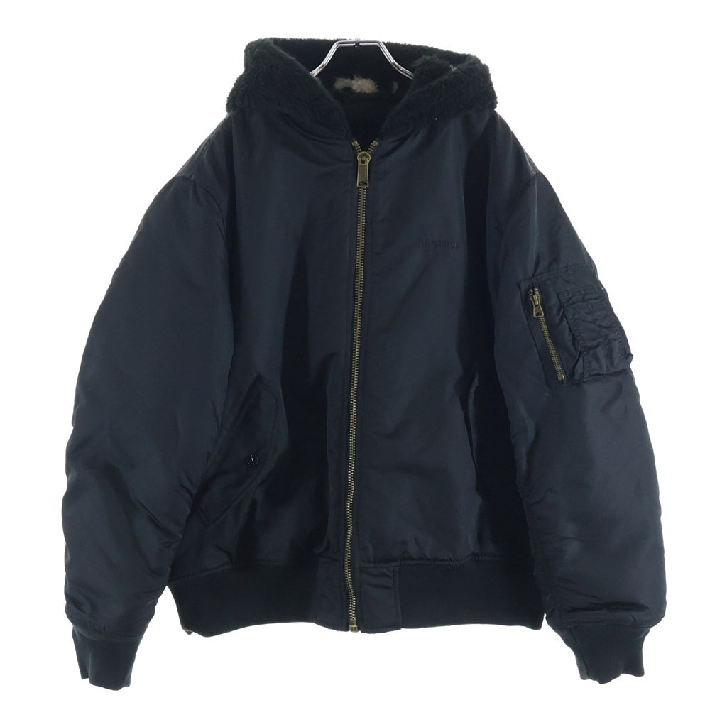 SUPREME(シュプリーム) 22AW Faux Fur Reversible MA-1 フェイクファー リバーシブルジャケット ブラック