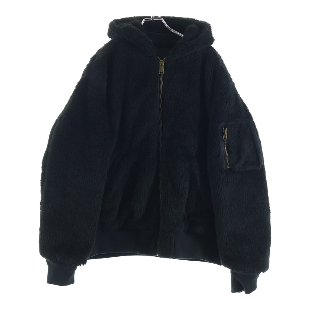 SUPREME(シュプリーム) 22AW Faux Fur Reversible MA-1 フェイクファー リバーシブルジャケット ブラック