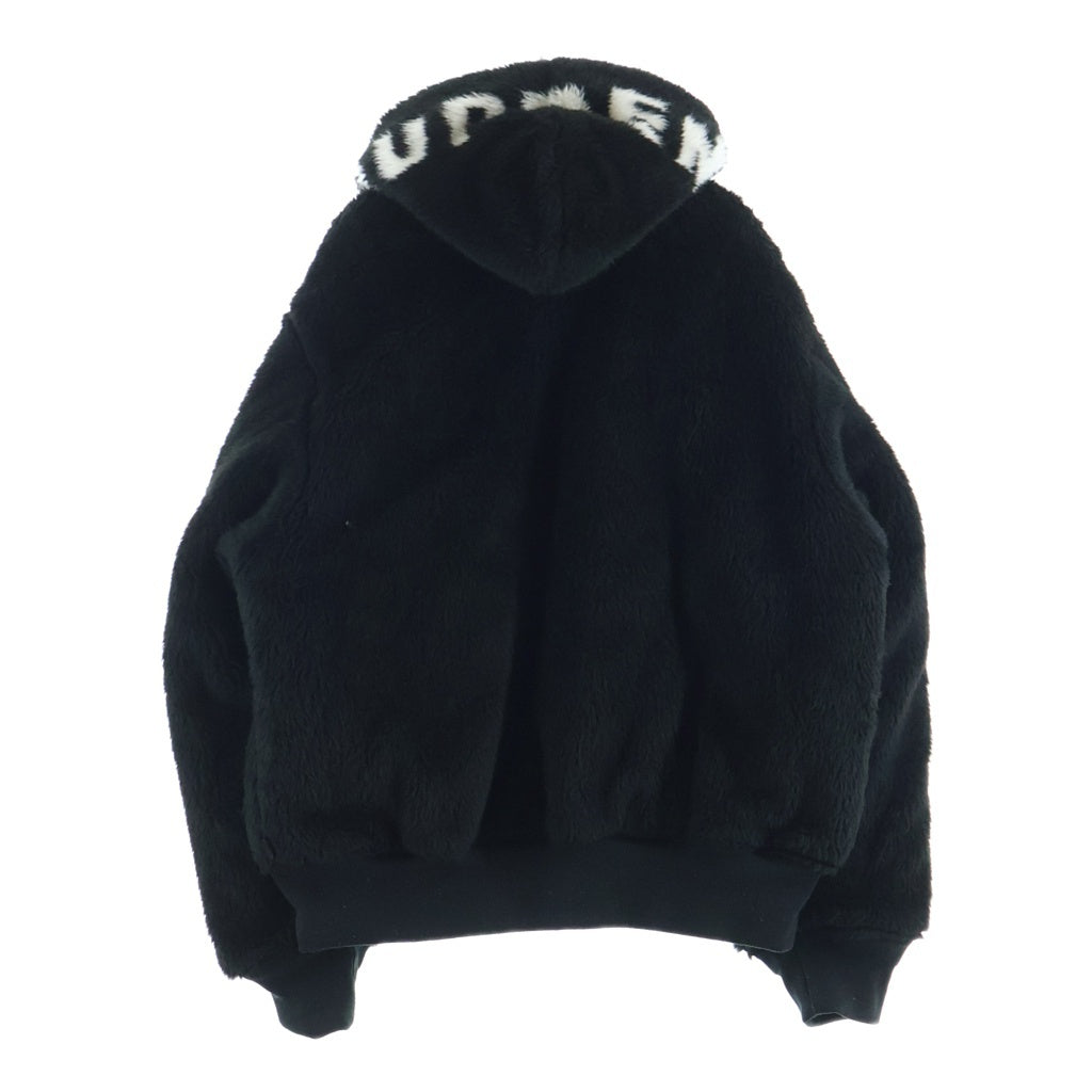 SUPREME(シュプリーム) 22AW Faux Fur Reversible MA-1 フェイクファー リバーシブルジャケット ブラック