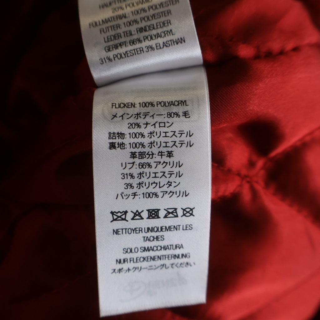 SUPREME(シュプリーム) 25AW ×Number (N)ine x Mickey Mouse Varsity Jacket ナンバーナイン ミッキーマウス ヴァーシティジャケット スタジャン レッド