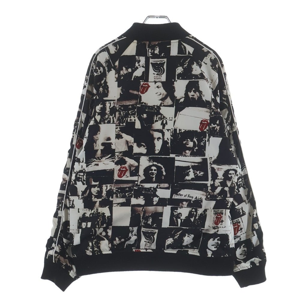 JACKROSE(ジャックローズ) ×The Rolling Stones Reversible Jacket ローリングストーンズ リバーシブルジャケット スカジャン ブラック 270707J