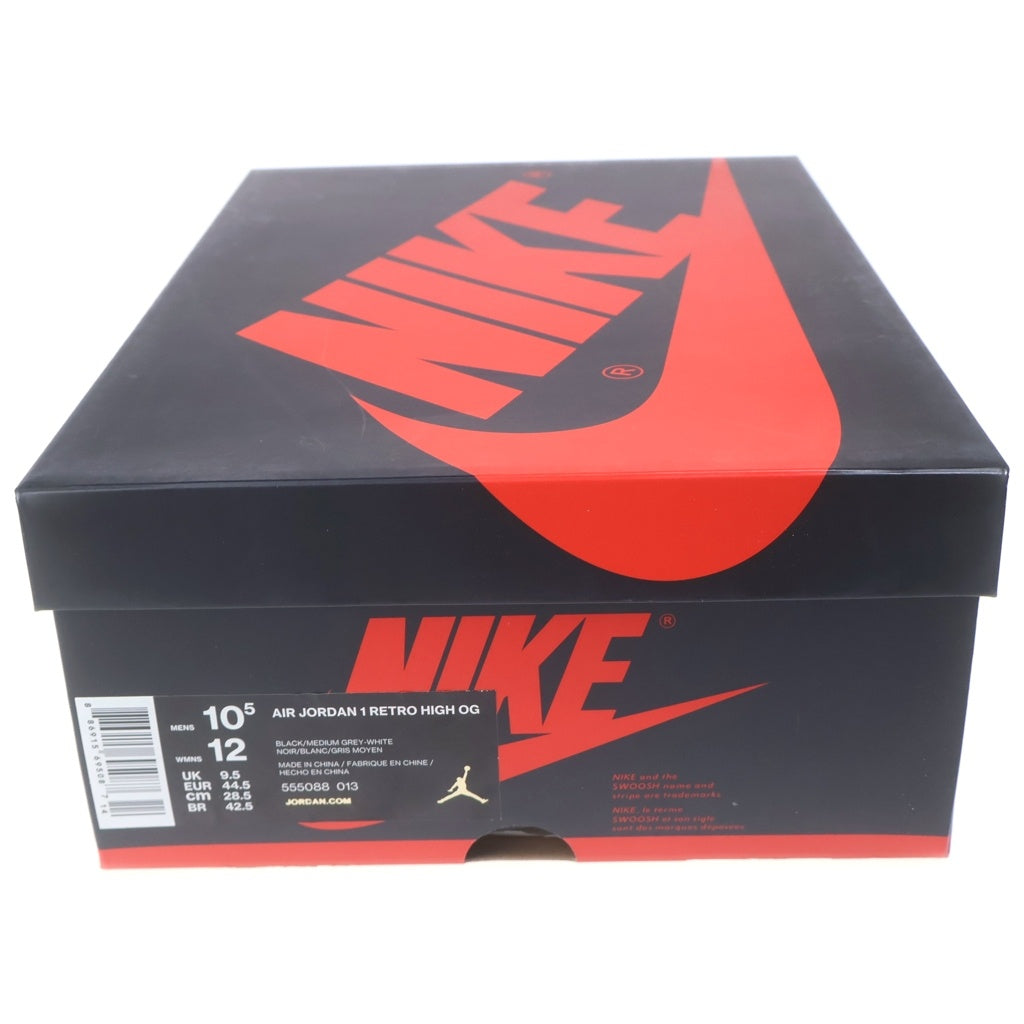 NIKE(ナイキ) AIR JORDAN 1 RETRO HIGH OG SHADOW エアジョーダン1 レトロ ハイ OG シャドウ ローカットスニーカー US10.5/28.5cm 555088-013
