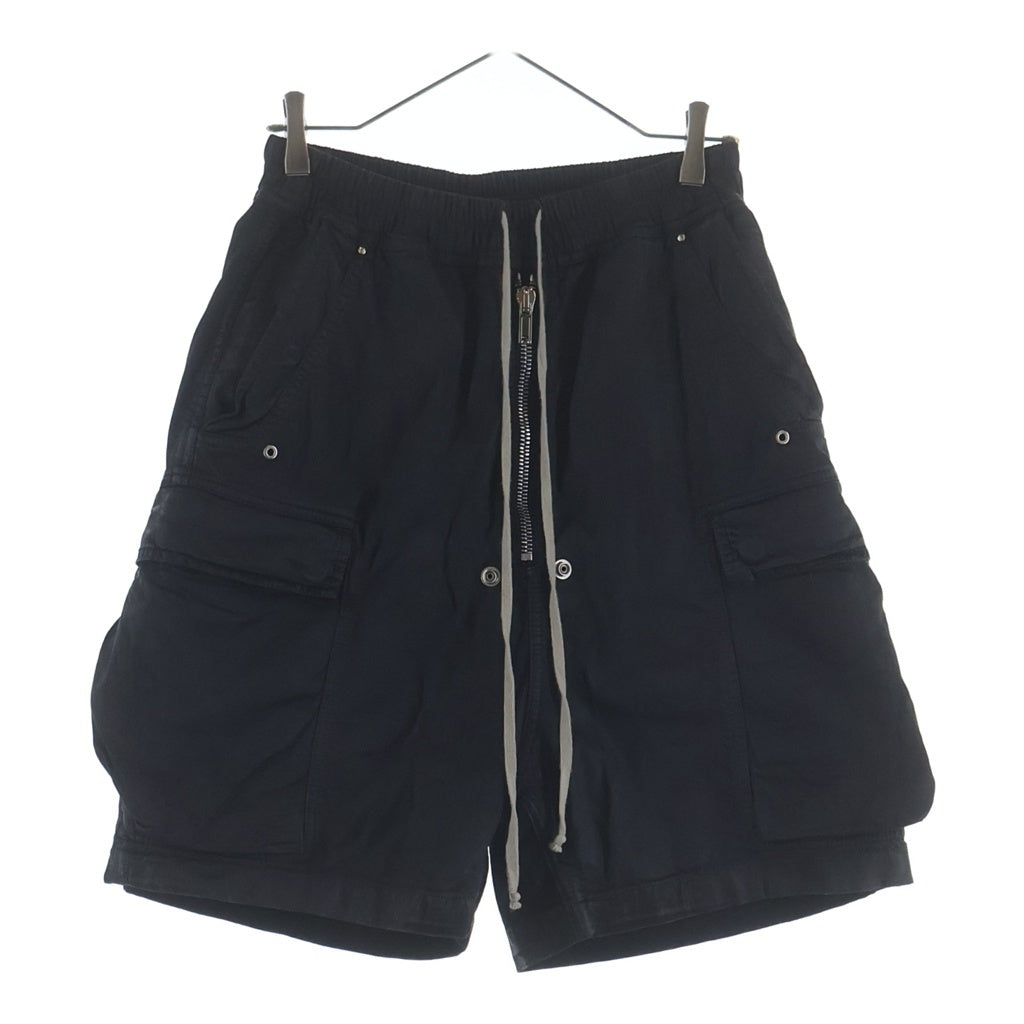 Rick Owens(リックオウエンス) CARGO BELA SHORTS カーゴ ベラ ショーツ ハーフパンツ ブラック DU01F4369