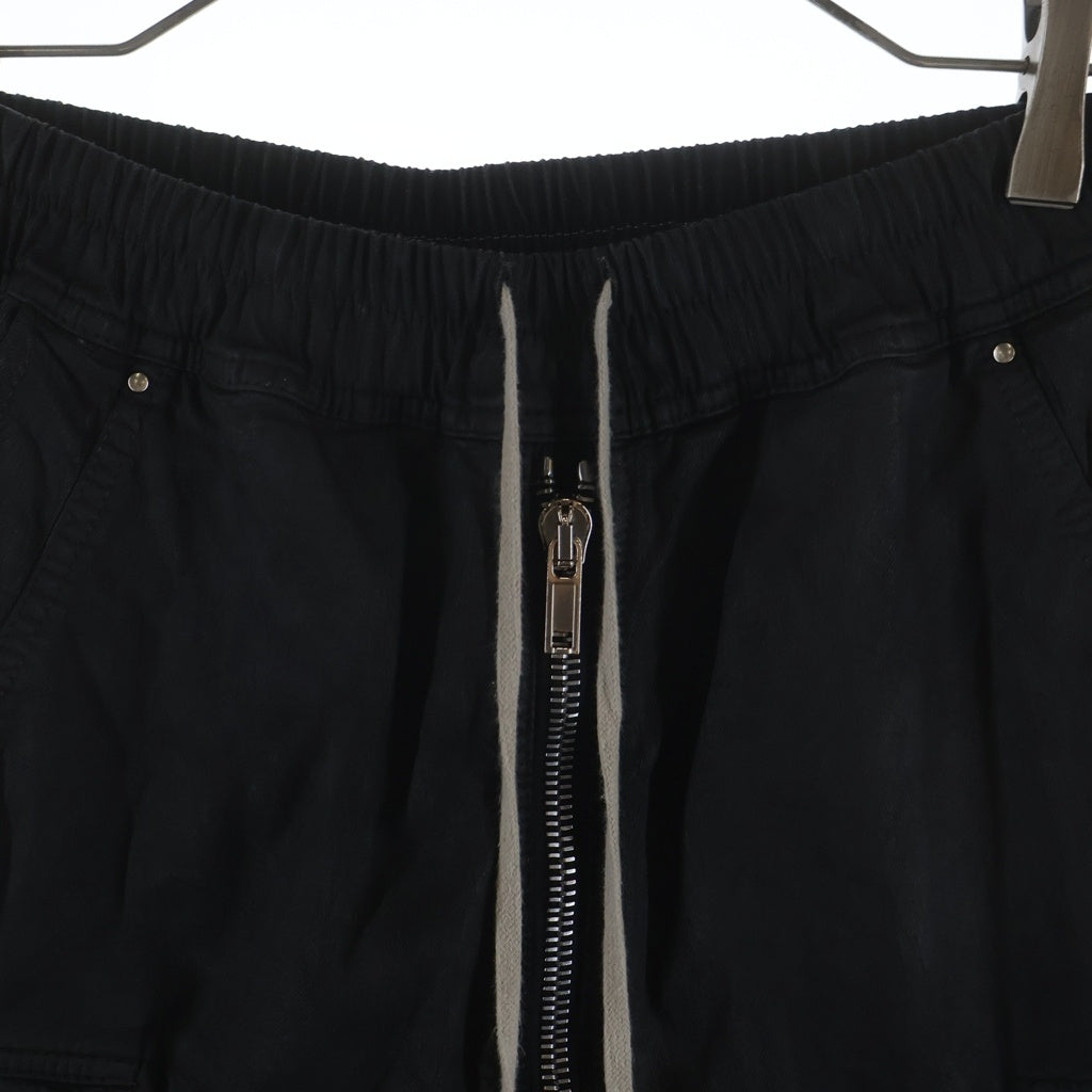 Rick Owens(リックオウエンス) CARGO BELA SHORTS カーゴ ベラ ショーツ ハーフパンツ ブラック DU01F4369