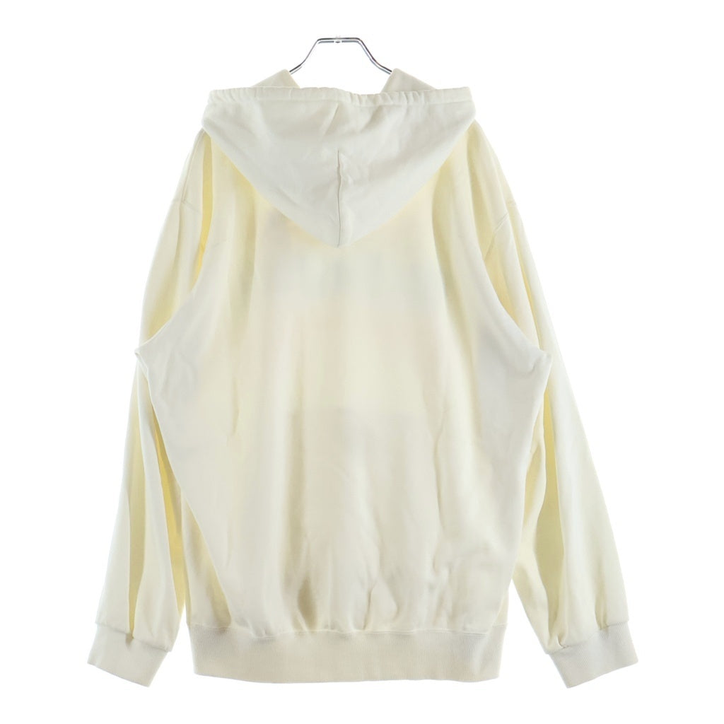 doublet(ダブレット) 20AW THANK YOU FRINGE EMBROIDERY HOODIE 20AW35CS165 フリンジデザイン プルオーバーフーディーパーカー ホワイト