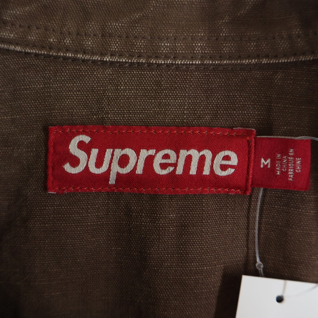 SUPREME(シュプリーム) 26SS Worn Snap Painter Shirt ウォーン スナップ ペインターシャツ 長袖シャツ ブラウン