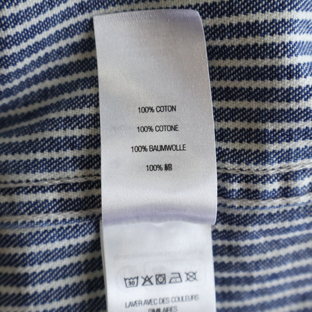 SUPREME(シュプリーム) 25SS Loose Fit S/S Denim Painter Shirt ストライプ デニムペインターシャツ 半袖シャツ インディゴ